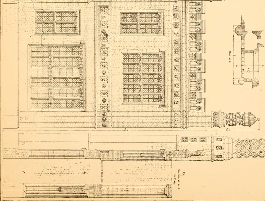 An illustration from Gothic architecture selected from various ancient edifices in England,, 1920, leaf 54