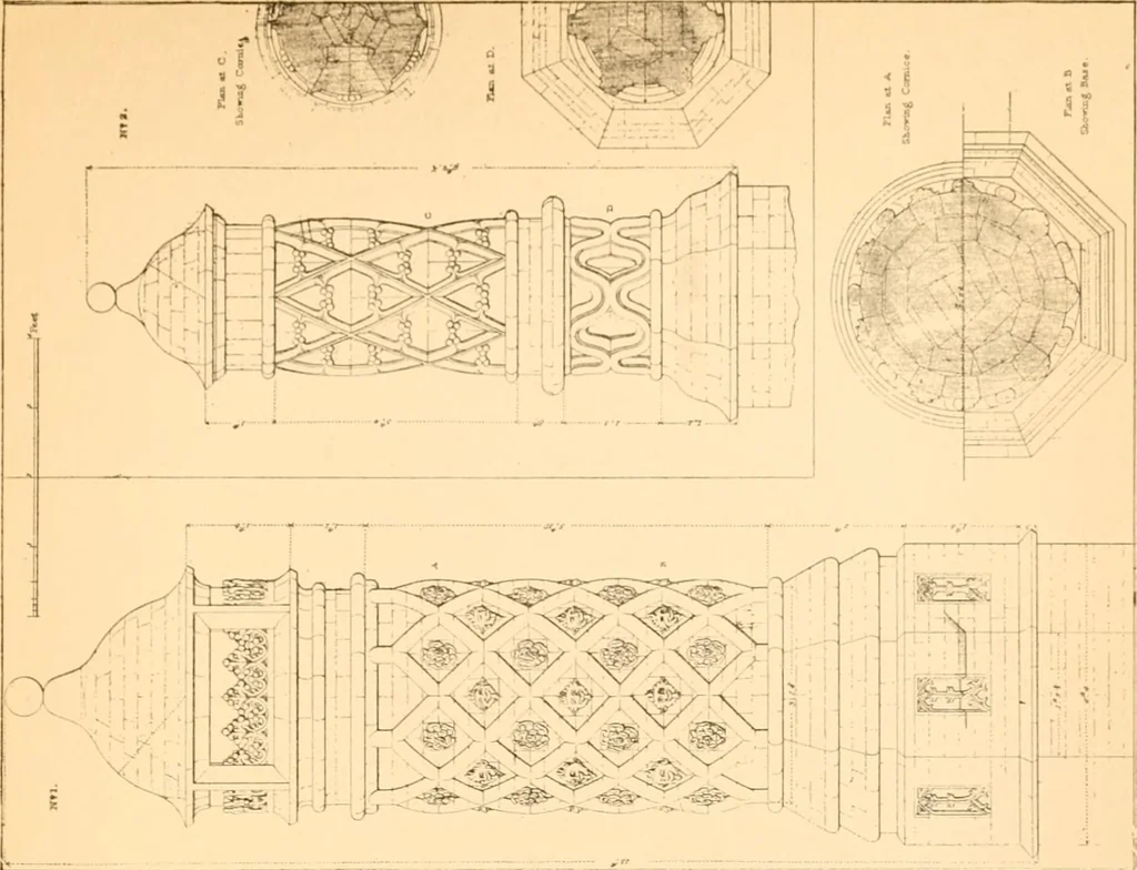 An illustration from Gothic architecture selected from various ancient edifices in England,, 1920, leaf 56