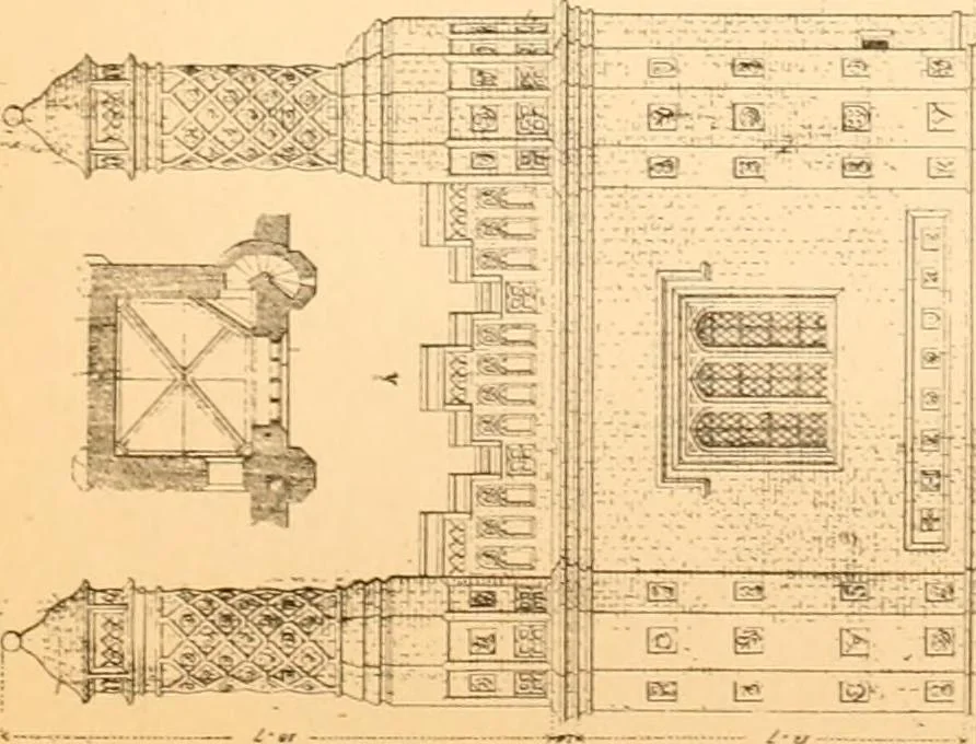 An illustration from Gothic architecture selected from various ancient edifices in England,, 1920, leaf 56