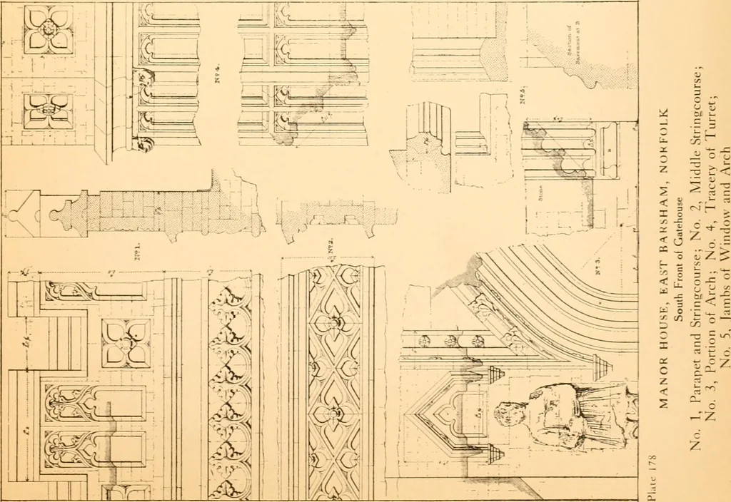 An illustration from Gothic architecture selected from various ancient edifices in England,, 1920, leaf 58