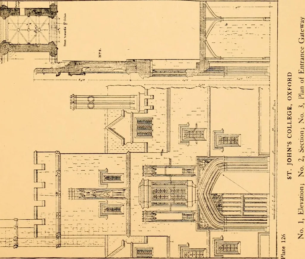 An illustration from Gothic architecture selected from various ancient edifices in England,, 1920, leaf 6