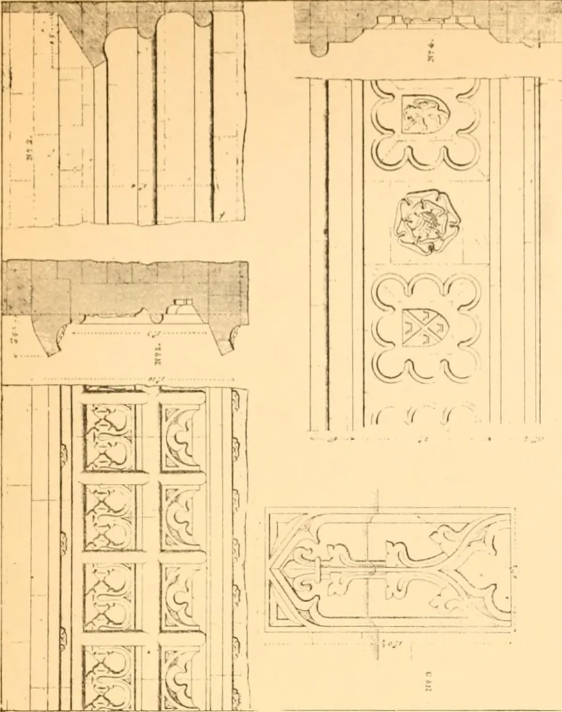 An illustration from Gothic architecture selected from various ancient edifices in England,, 1920, leaf 60