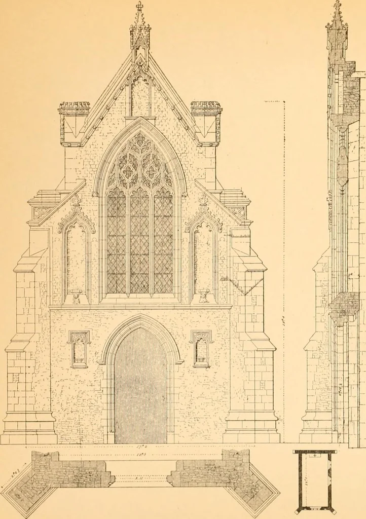 An illustration from Gothic architecture selected from various ancient edifices in England,, 1920, leaf 62