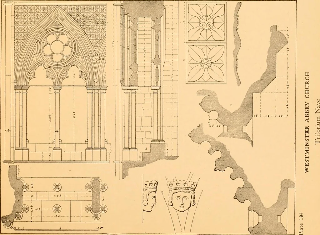 An illustration from Gothic architecture selected from various ancient edifices in England,, 1920, leaf 8