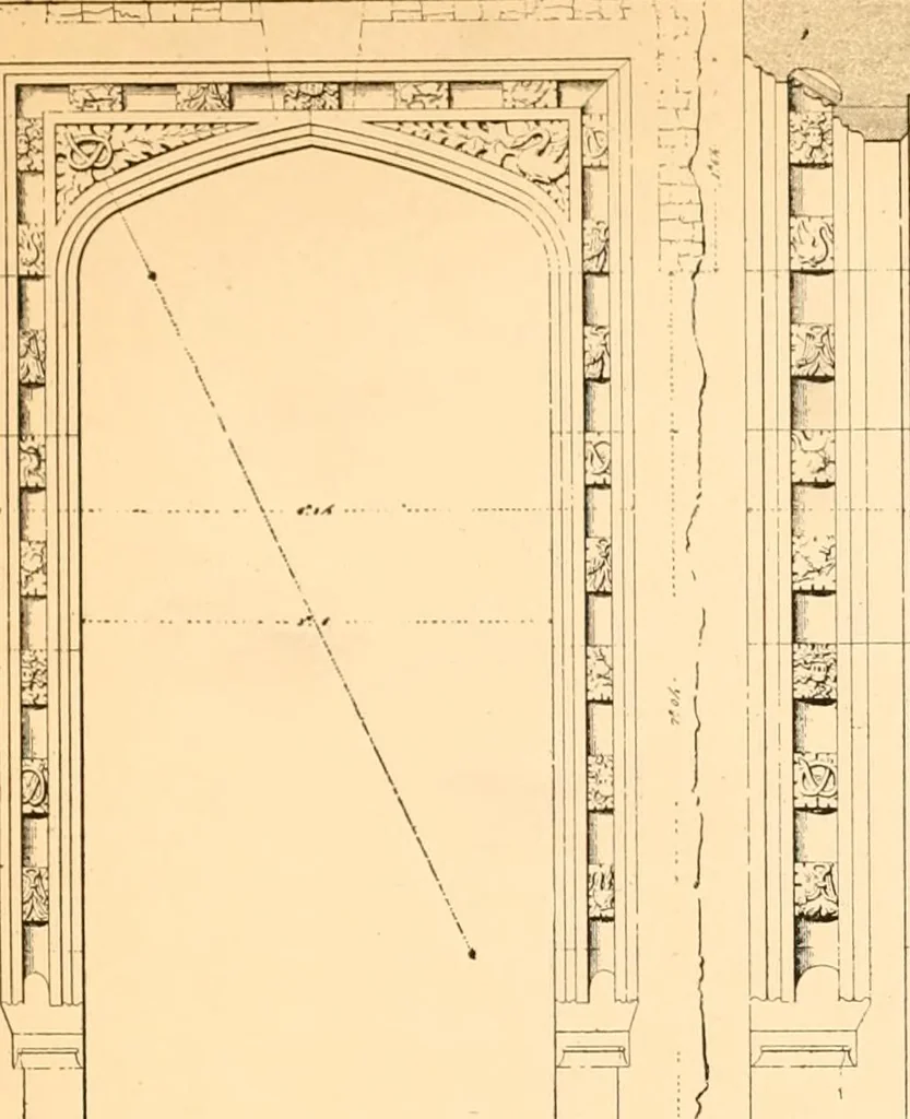 An illustration from Gothic architecture selected from various ancient edifices in England,, 1920, leaf 88