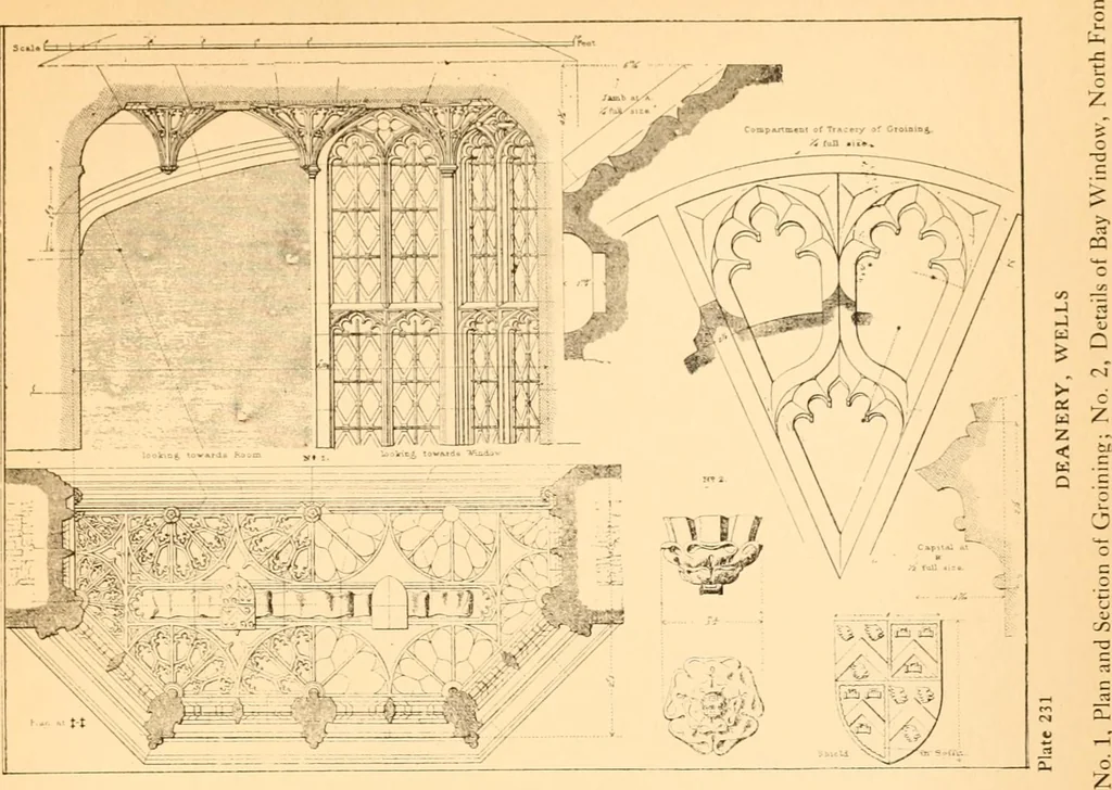 An illustration from Gothic architecture selected from various ancient edifices in England,, 1920, leaf 92