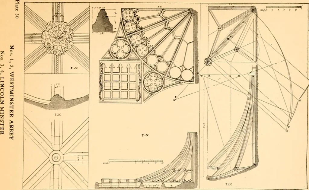 An illustration from Gothic architecture selected from various ancient edifices in England,, 1920, leaf 94