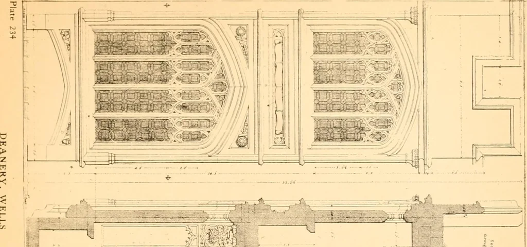 An illustration from Gothic architecture selected from various ancient edifices in England,, 1920, leaf 98