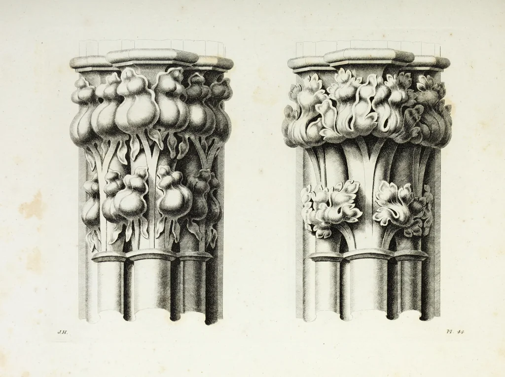 An illustration from Gothic ornaments in the cathedral church of York, 1795, leaf 102