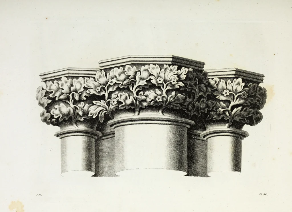 An illustration from Gothic ornaments in the cathedral church of York, 1795, leaf 114