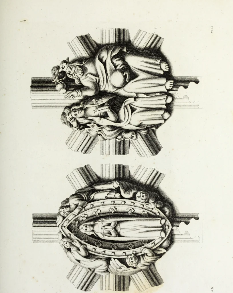 An illustration from Gothic ornaments in the cathedral church of York, 1795, leaf 120