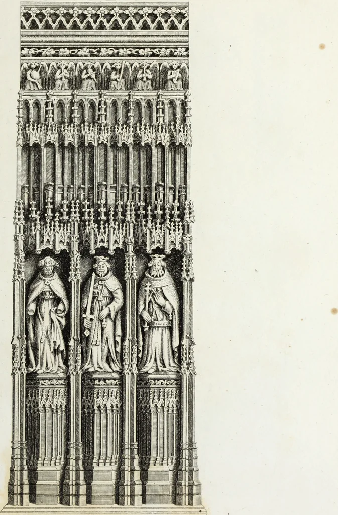 An illustration from Gothic ornaments in the cathedral church of York, 1795, leaf 132