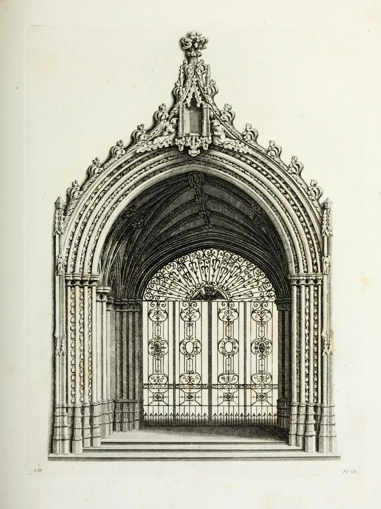 An illustration from Gothic ornaments in the cathedral church of York, 1795, leaf 142