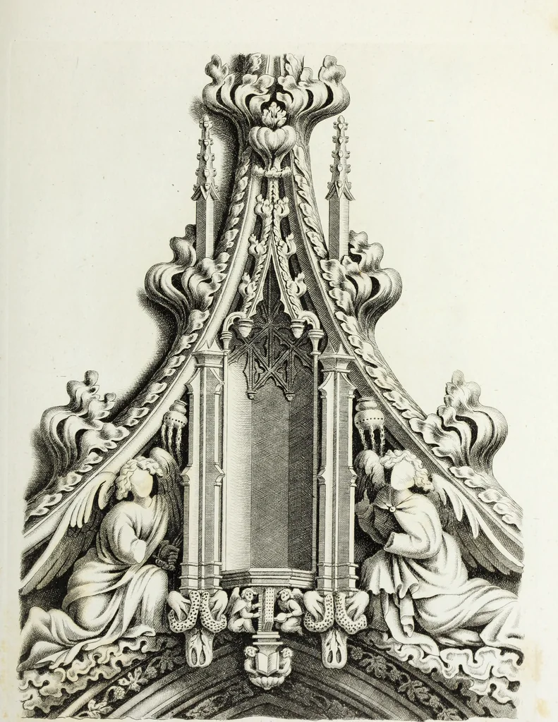 An illustration from Gothic ornaments in the cathedral church of York, 1795, leaf 144