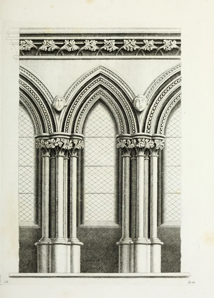 An illustration from Gothic ornaments in the cathedral church of York, 1795, leaf 150