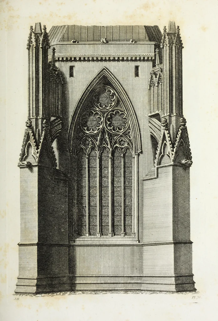 An illustration from Gothic ornaments in the cathedral church of York, 1795, leaf 154