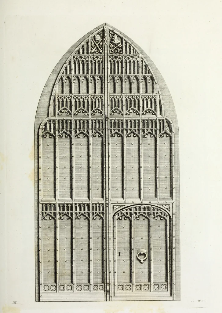 An illustration from Gothic ornaments in the cathedral church of York, 1795, leaf 168