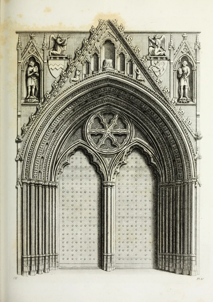 An illustration from Gothic ornaments in the cathedral church of York, 1795, leaf 174
