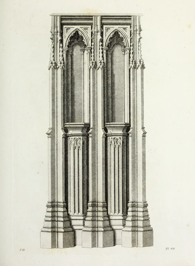 An illustration from Gothic ornaments in the cathedral church of York, 1795, leaf 192