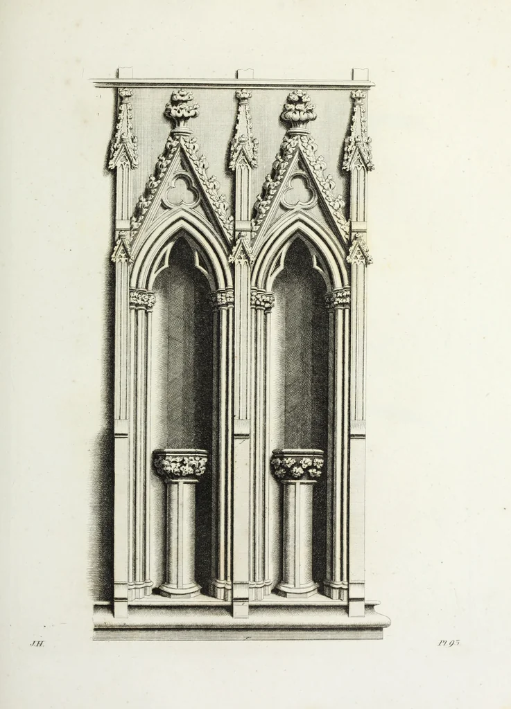An illustration from Gothic ornaments in the cathedral church of York, 1795, leaf 200