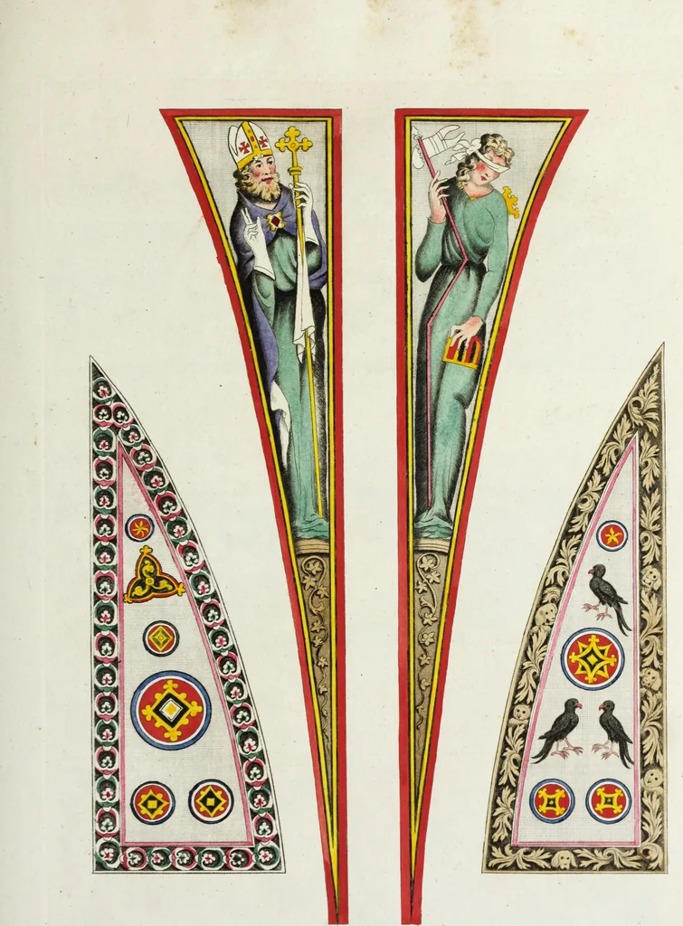 An illustration from Gothic ornaments in the cathedral church of York, 1795, leaf 204