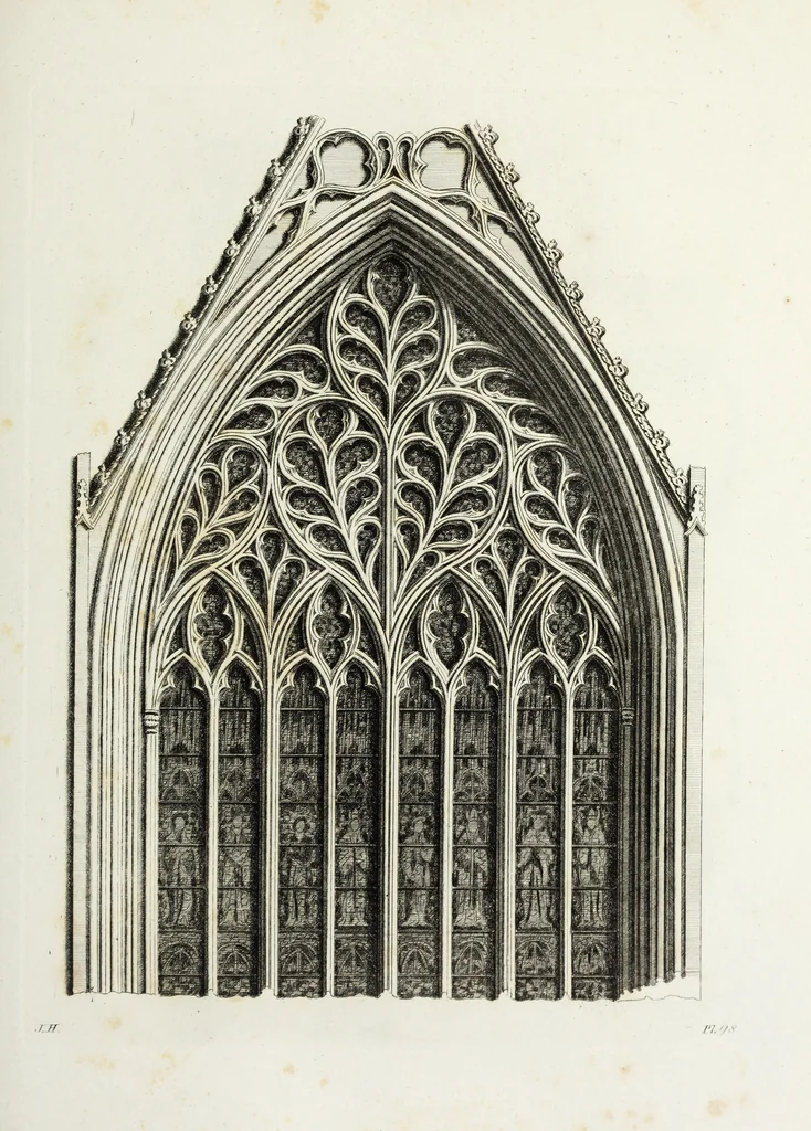 An illustration from Gothic ornaments in the cathedral church of York, 1795, leaf 210