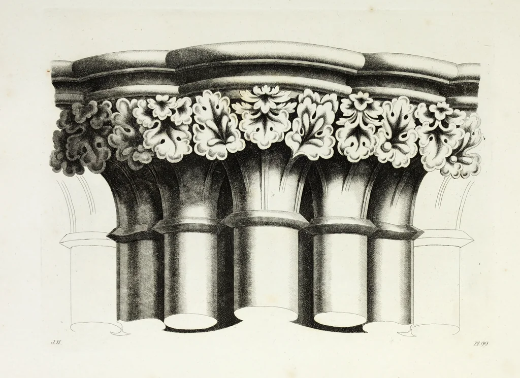 An illustration from Gothic ornaments in the cathedral church of York, 1795, leaf 212