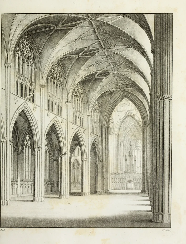 An illustration from Gothic ornaments in the cathedral church of York, 1795, leaf 222