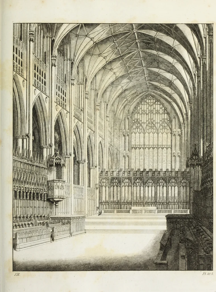 An illustration from Gothic ornaments in the cathedral church of York, 1795, leaf 224