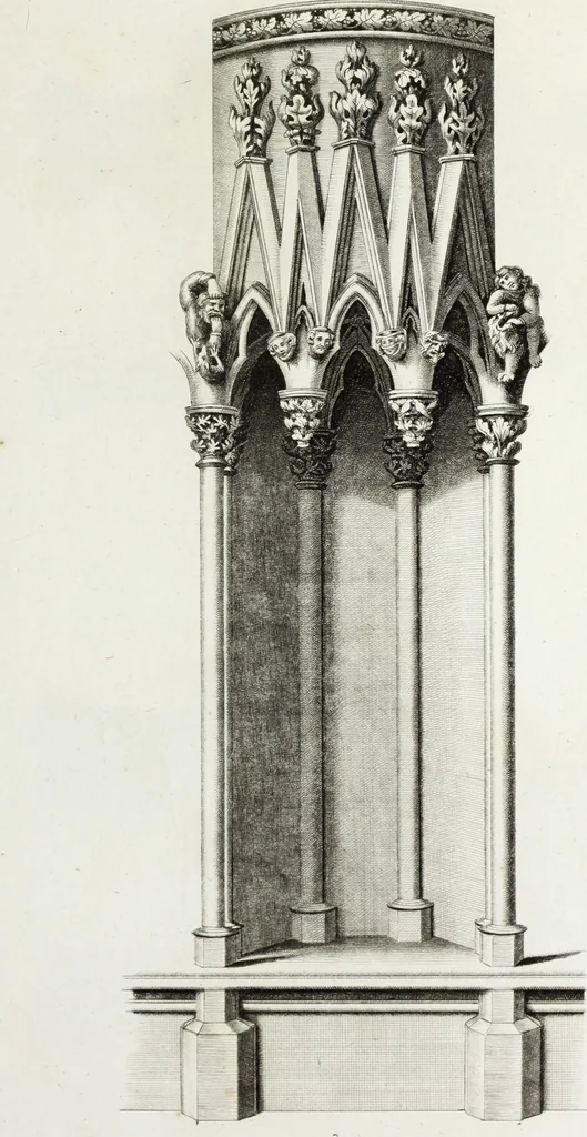 An illustration from Gothic ornaments in the cathedral church of York, 1795, leaf 26