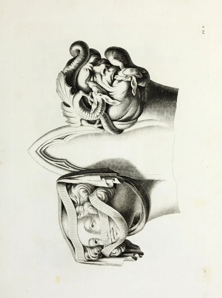 An illustration from Gothic ornaments in the cathedral church of York, 1795, leaf 30