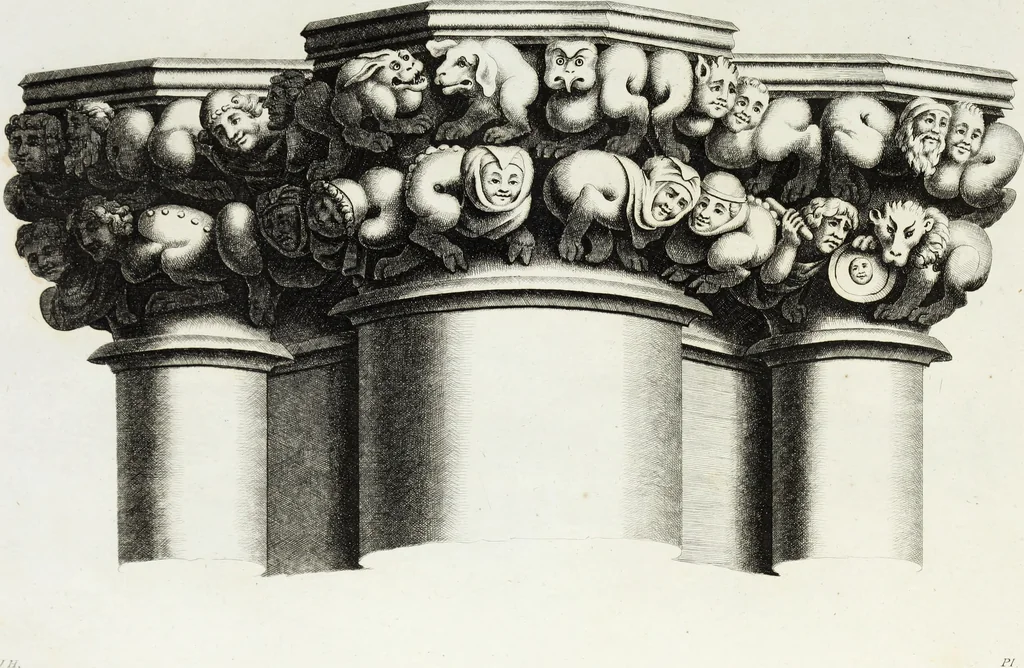 An illustration from Gothic ornaments in the cathedral church of York, 1795, leaf 90