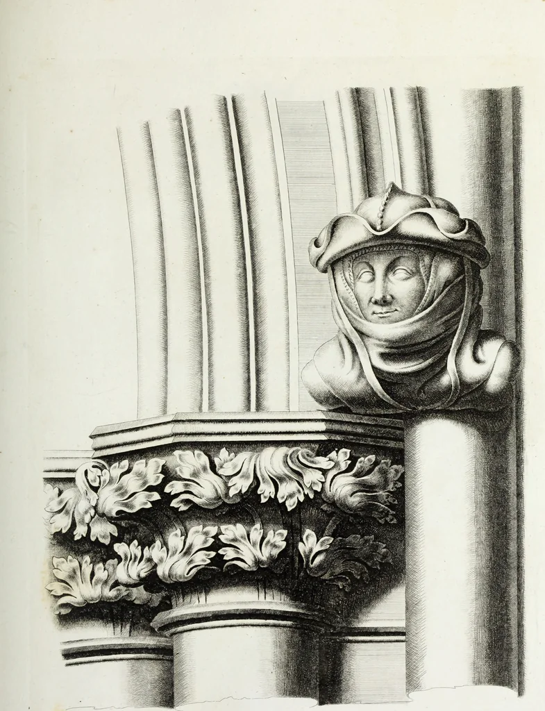 An illustration from Gothic ornaments in the cathedral church of York, 1795, leaf 94