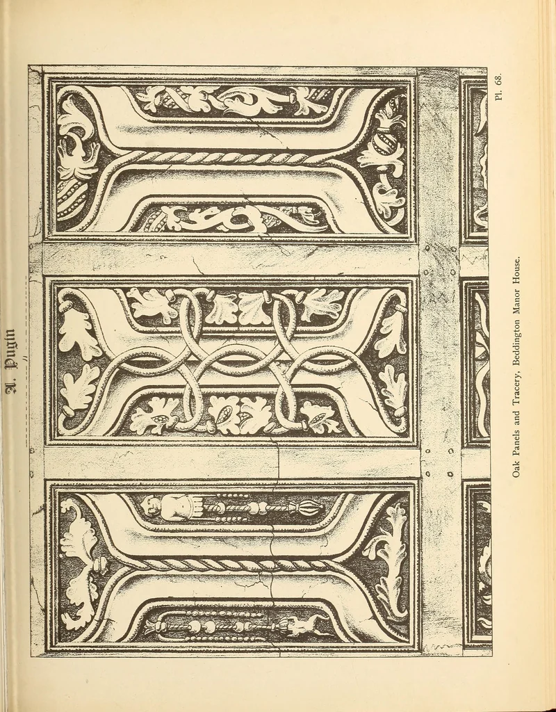 An illustration from Gothic ornaments, selected from various ancient buildings in England and France : exhibiting numerous specimens of every description of decorative detail, from the XIth. to the beginning of the XVIth. cent., 1900, leaf 147