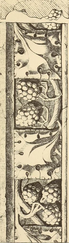 An illustration from Gothic ornaments, selected from various ancient buildings in England and France : exhibiting numerous specimens of every description of decorative detail, from the XIth. to the beginning of the XVIth. cent., 1900, leaf 193
