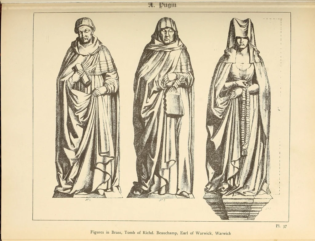 An illustration from Gothic ornaments, selected from various ancient buildings in England and France : exhibiting numerous specimens of every description of decorative detail, from the XIth. to the beginning of the XVIth. cent., 1900, leaf 83