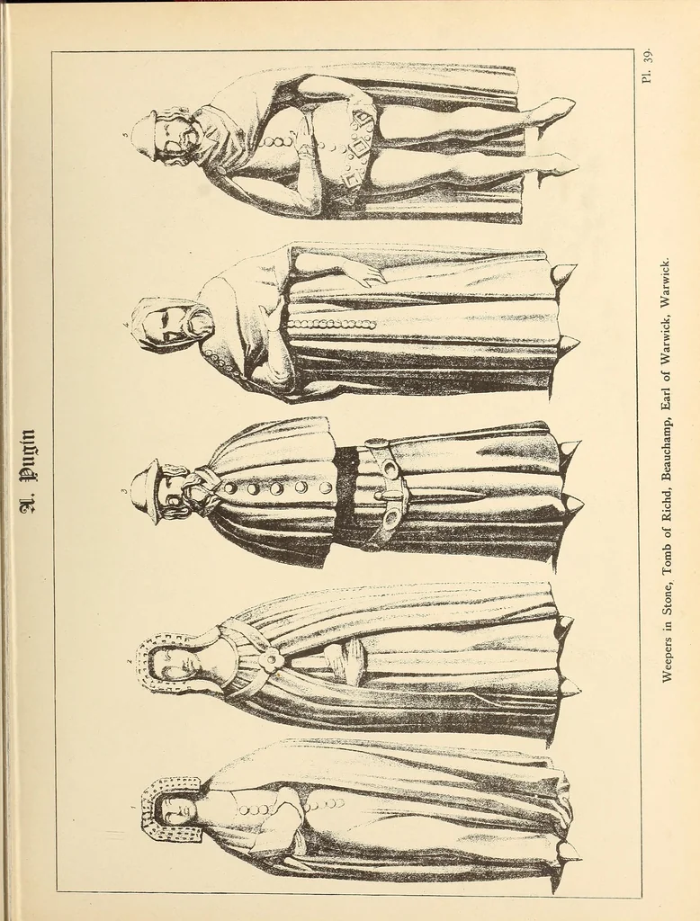 An illustration from Gothic ornaments, selected from various ancient buildings in England and France : exhibiting numerous specimens of every description of decorative detail, from the XIth. to the beginning of the XVIth. cent., 1900, leaf 87