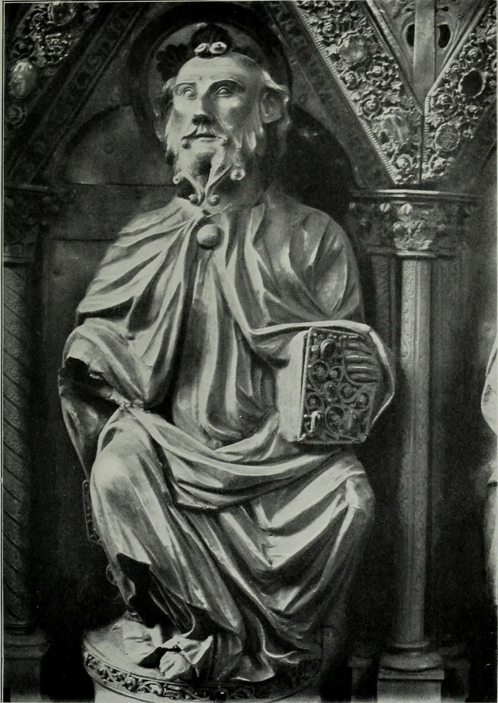 An illustration from Gotische Plastik in den Rheinlanden, 1921, leaf 27