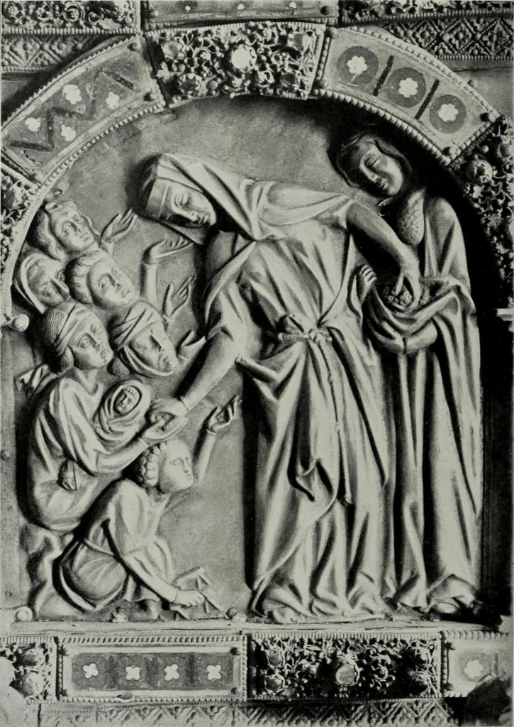 An illustration from Gotische Plastik in den Rheinlanden, 1921, leaf 28
