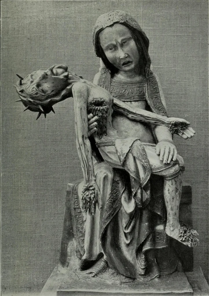 An illustration from Gotische Plastik in den Rheinlanden, 1921, leaf 33