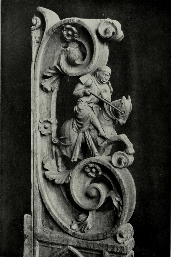An illustration from Gotische Plastik in den Rheinlanden, 1921, leaf 38
