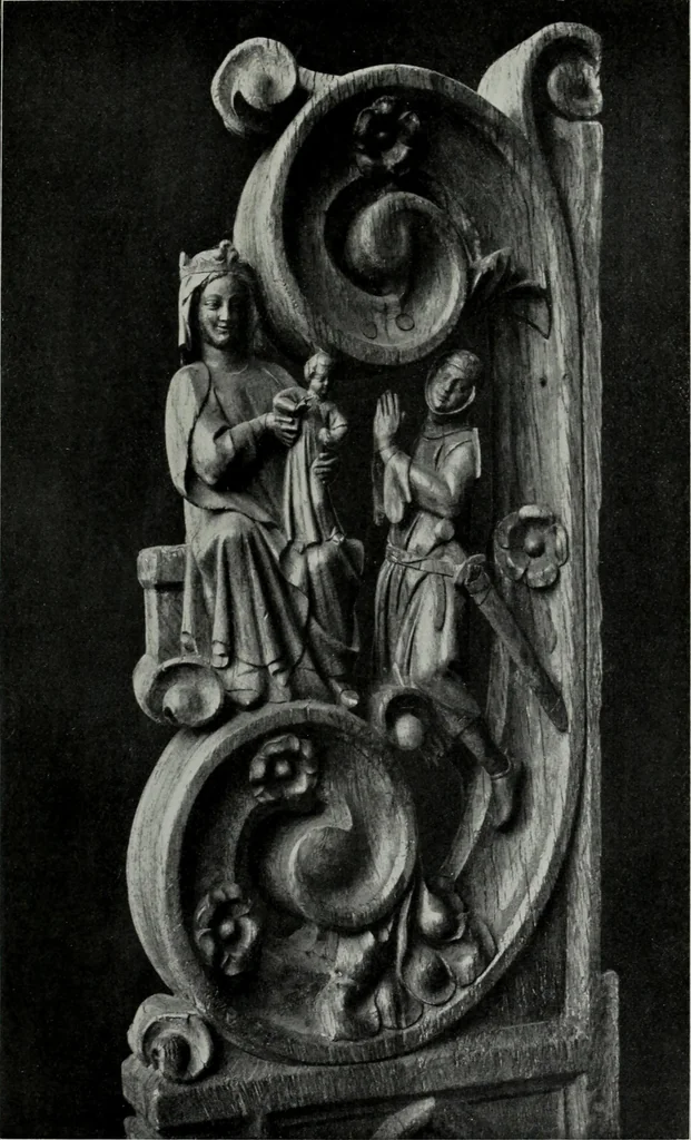 An illustration from Gotische Plastik in den Rheinlanden, 1921, leaf 39
