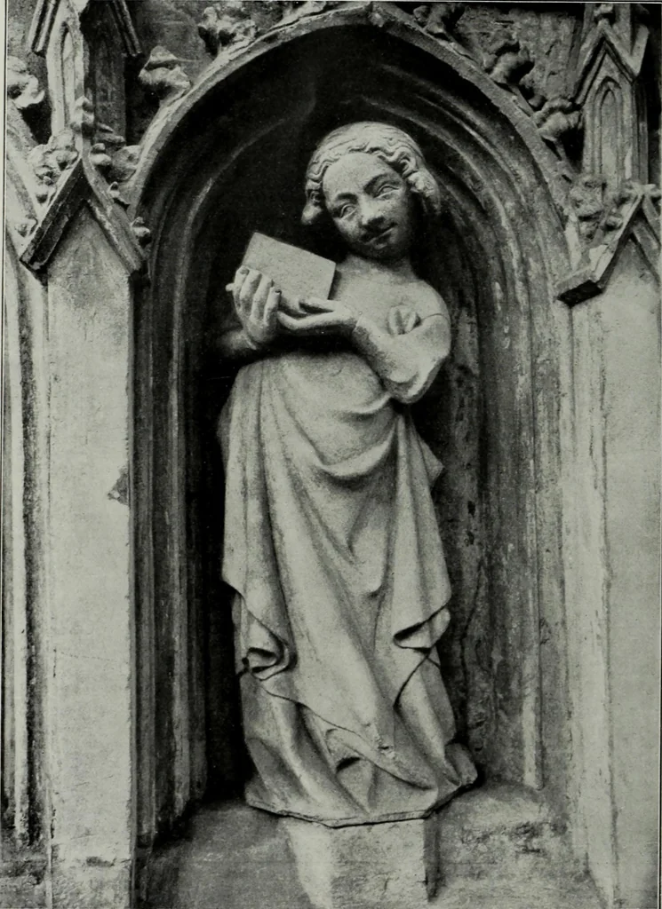 An illustration from Gotische Plastik in den Rheinlanden, 1921, leaf 44