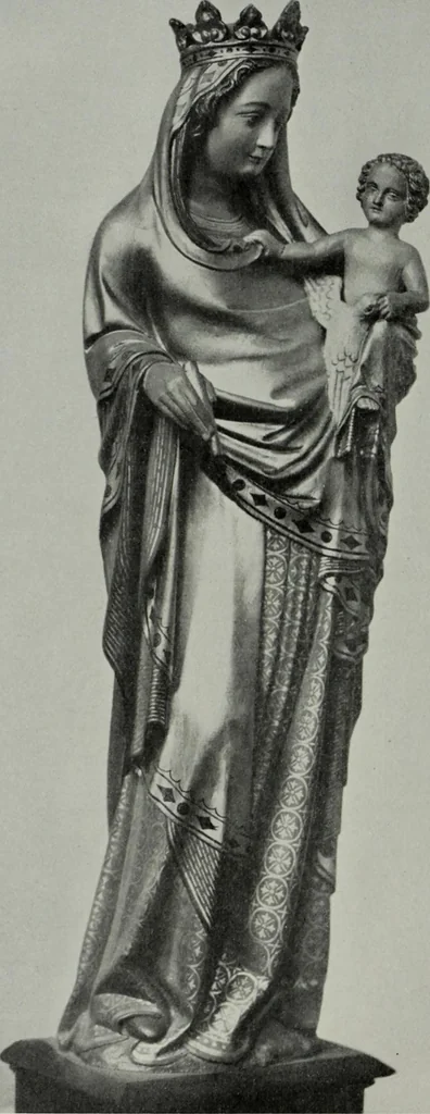 An illustration from Gotische Plastik in den Rheinlanden, 1921, leaf 46