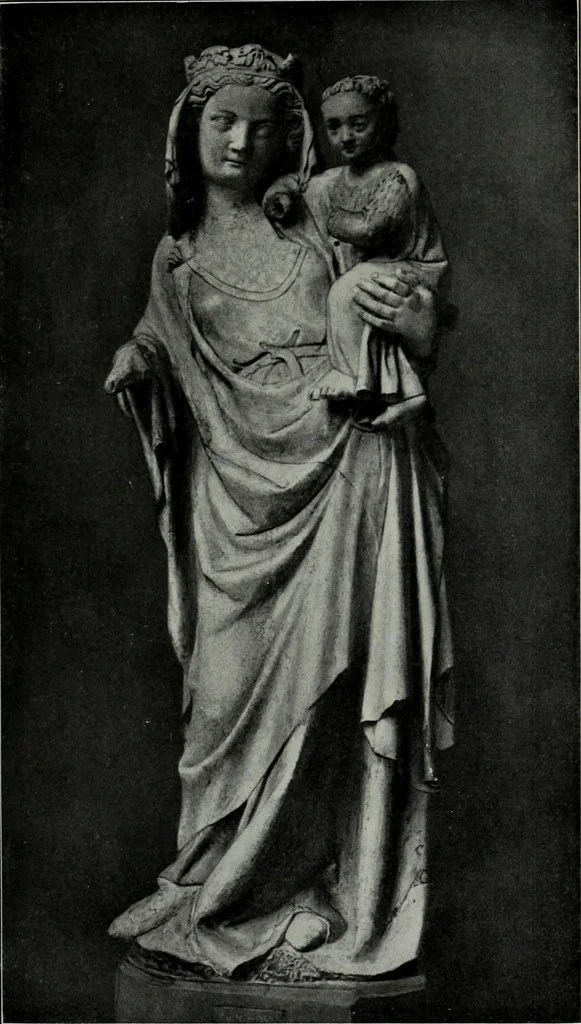 An illustration from Gotische Plastik in den Rheinlanden, 1921, leaf 49