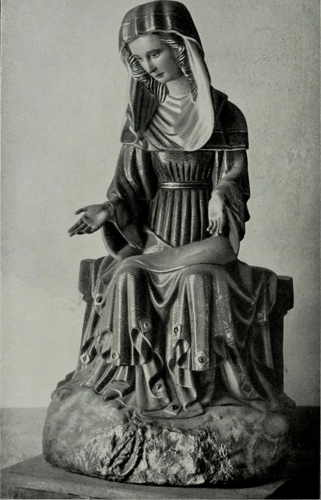 An illustration from Gotische Plastik in den Rheinlanden, 1921, leaf 52