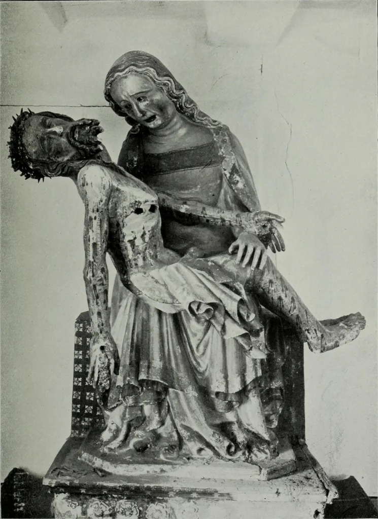 An illustration from Gotische Plastik in den Rheinlanden, 1921, leaf 53
