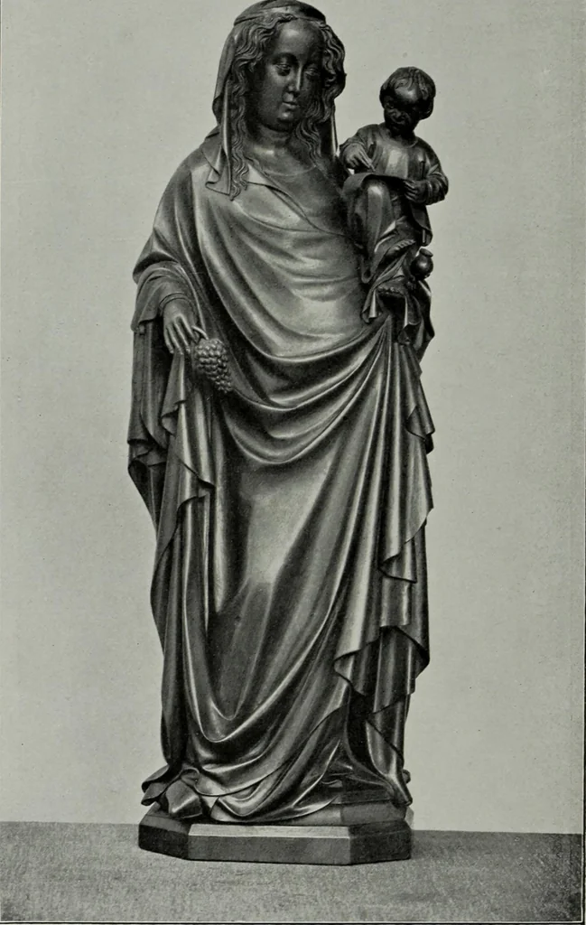 An illustration from Gotische Plastik in den Rheinlanden, 1921, leaf 56