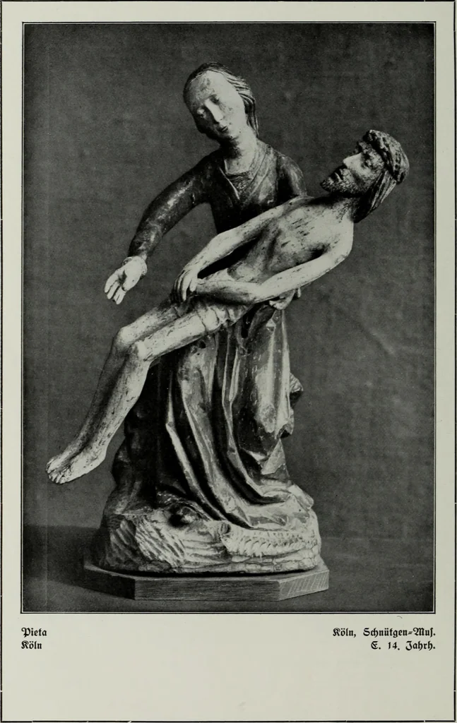 An illustration from Gotische Plastik in den Rheinlanden, 1921, leaf 58