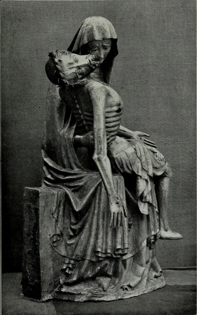 An illustration from Gotische Plastik in den Rheinlanden, 1921, leaf 59
